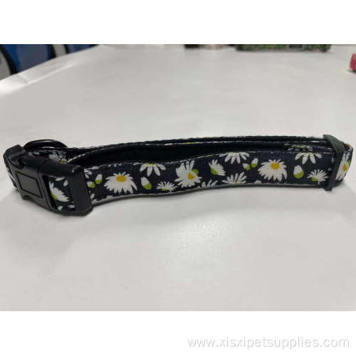 Reflective personalized Polyester webbing pet dog collar